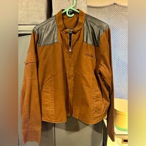 Her Universe Star Wars Solo Brown Faux Leather Twill Jacket